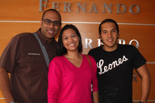 Ricardo Ortiz, Alexandra Fernández y Héctor Bueno 