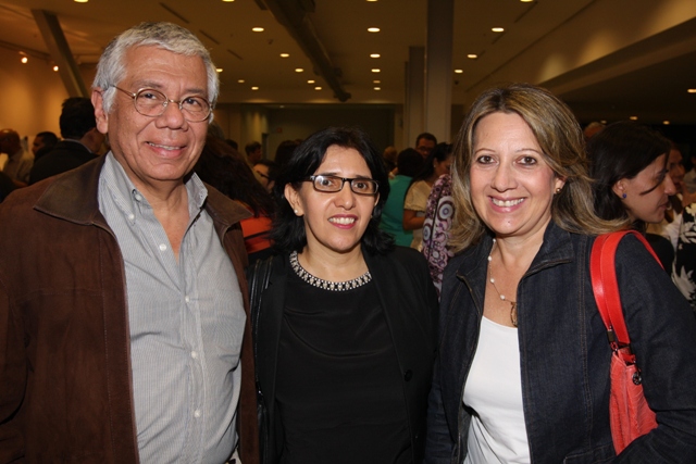 Gustavo Torres, Gloria Bastidas y Omaira Sayago