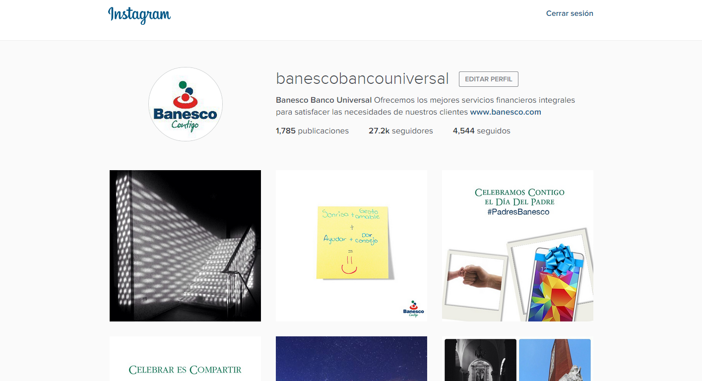 Banesco Blog Instagram