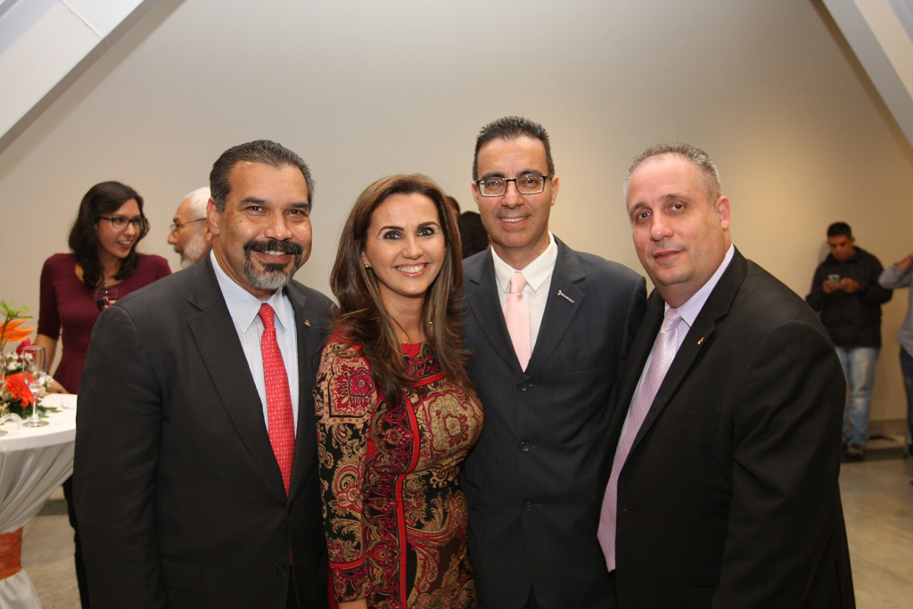rafael Calles, Judy Loreto, Antonio Romano y Antonio Palermo